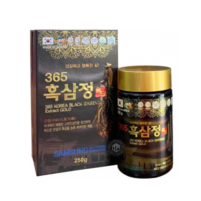 Cao Hắc sâm Gold 365 Samsung 4 lọ 250g